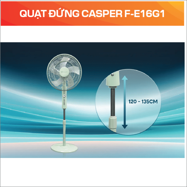 QUẠT ĐỨNG CASPER F-E16G1 - Ảnh 5
