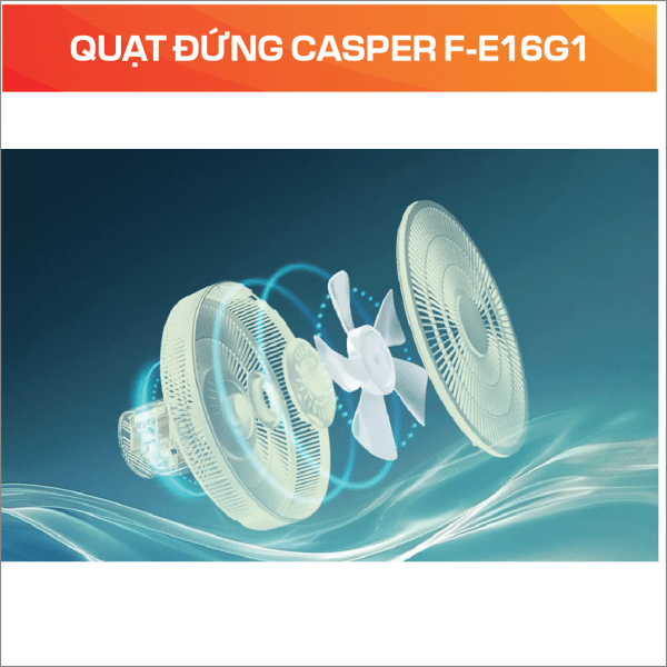 QUẠT ĐỨNG CASPER F-E16G1 - Ảnh 3