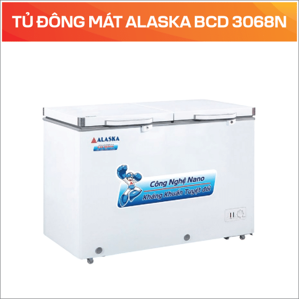 TỦ ĐÔNG MÁT ALASKA BCD 3068N - Ảnh 3