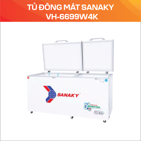 TỦ ĐÔNG MÁT SANAKY VH-6699W4K - Ảnh 3