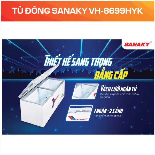 TỦ ĐÔNG SANAKY VH-8699HYK - Ảnh 5