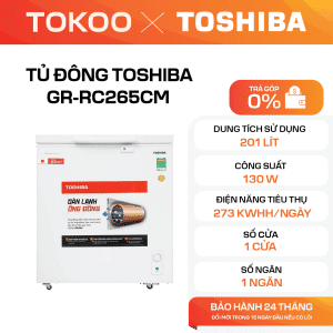 TỦ ĐÔNG TOSHIBA GR-RC265CM