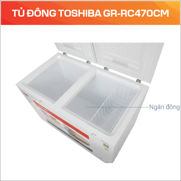 TỦ ĐÔNG TOSHIBA GR-RC470CM - Ảnh 4