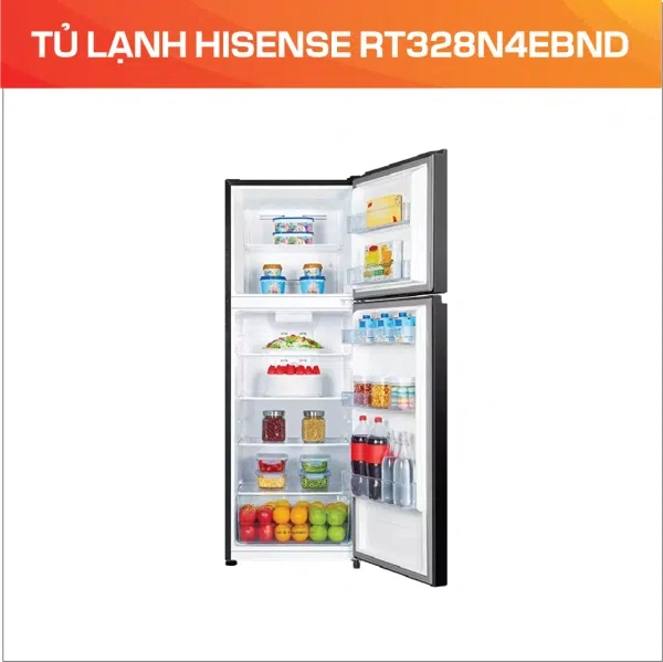 Tủ lạnh Hisense RT328N4EBND 249L - Ảnh 2