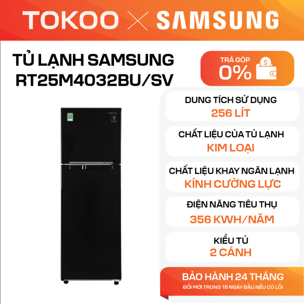 TỦ LẠNH SAMSUNG  RT25M4032BU/SV