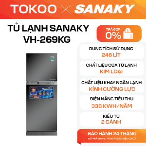 TỦ LẠNH SANAKY VH-269KG