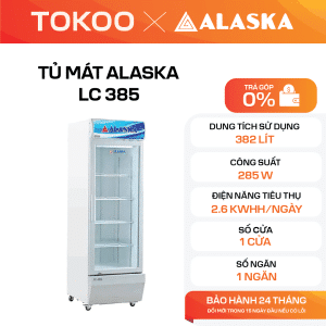 TỦ MÁT ALASKA LC 385
