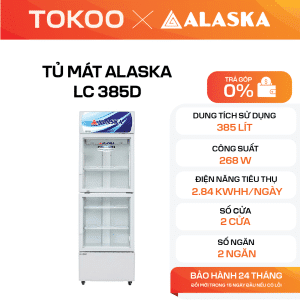 TỦ MÁT ALASKA LC 385D
