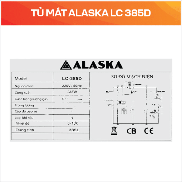 TỦ MÁT ALASKA LC 385D - Ảnh 5