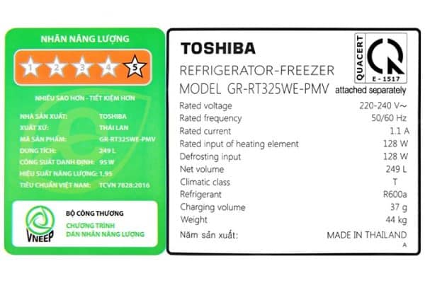 TỦ LẠNH TOSHIBA GR-RT325WE-PMV(06)-MG - Ảnh 15