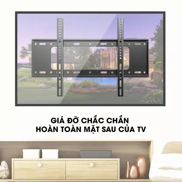 Giá Treo Tivi Phẳng Sát Tường DK75 55-75 inch - Ảnh 4