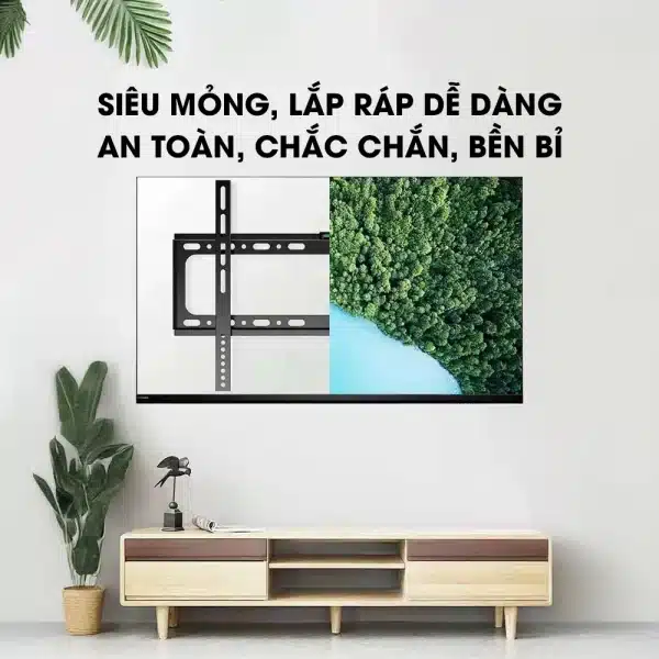 Giá Treo Tivi Phẳng Sát Tường DK75 55-75 inch - Ảnh 8