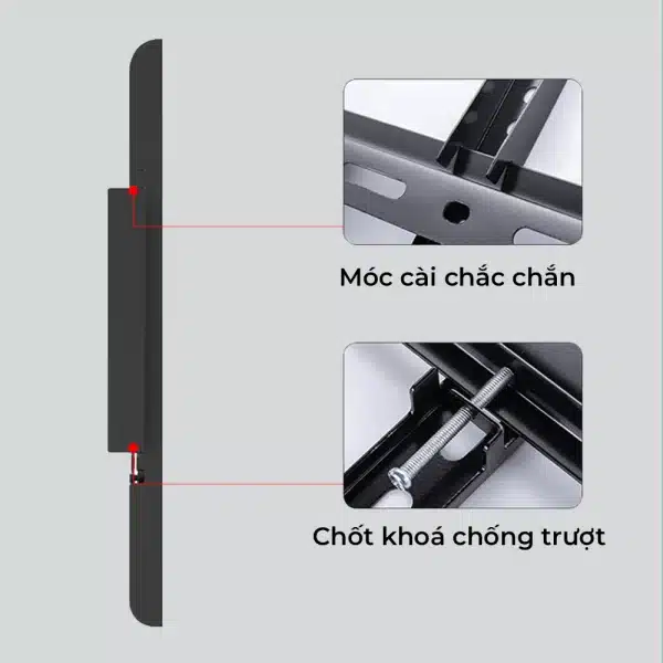 Giá Treo Tivi Phẳng Sát Tường DK75 55-75 inch - Ảnh 9