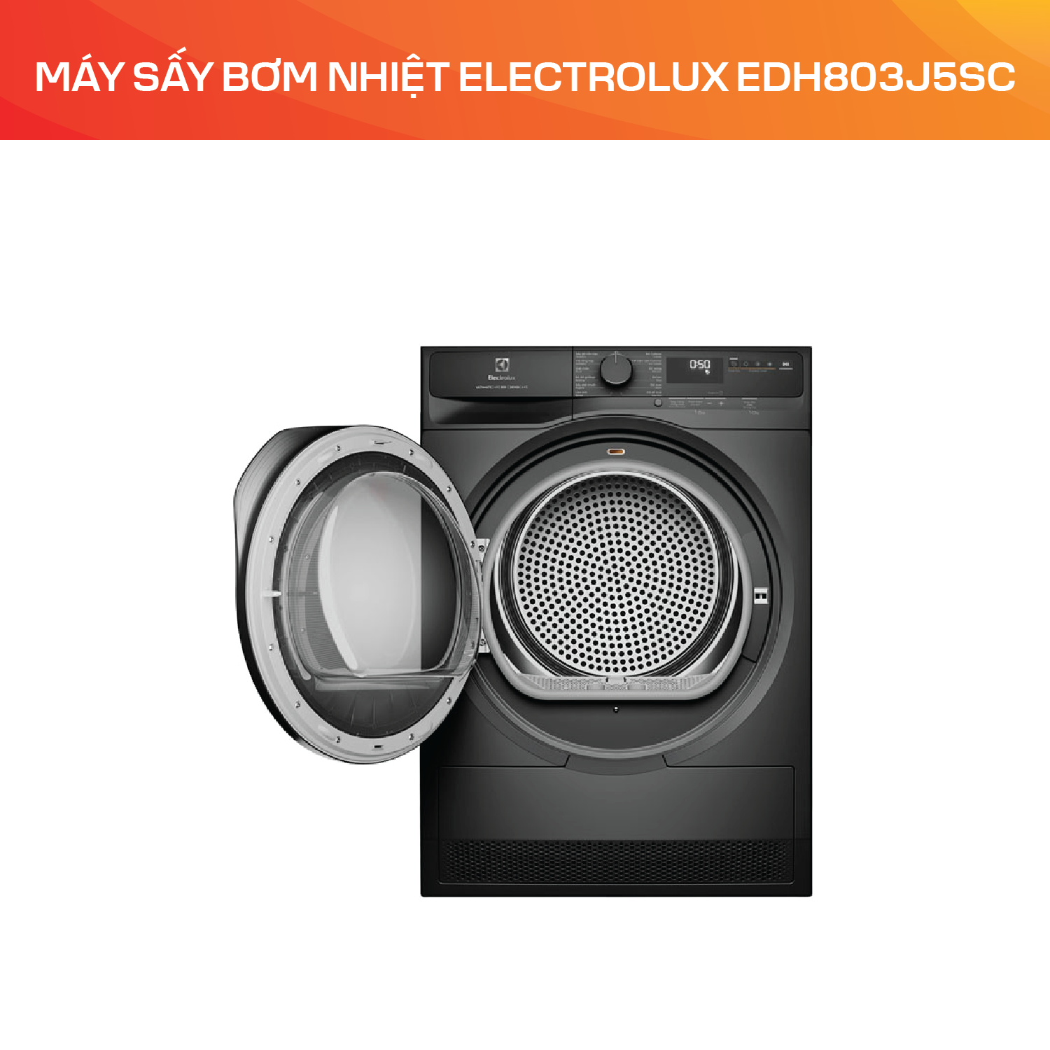 Máy sấy bơm nhiệt Electrolux EDH803J5SC - Ảnh 3